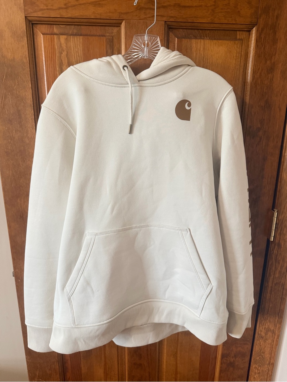 Carhartt women’s Cream Logo Hoodie